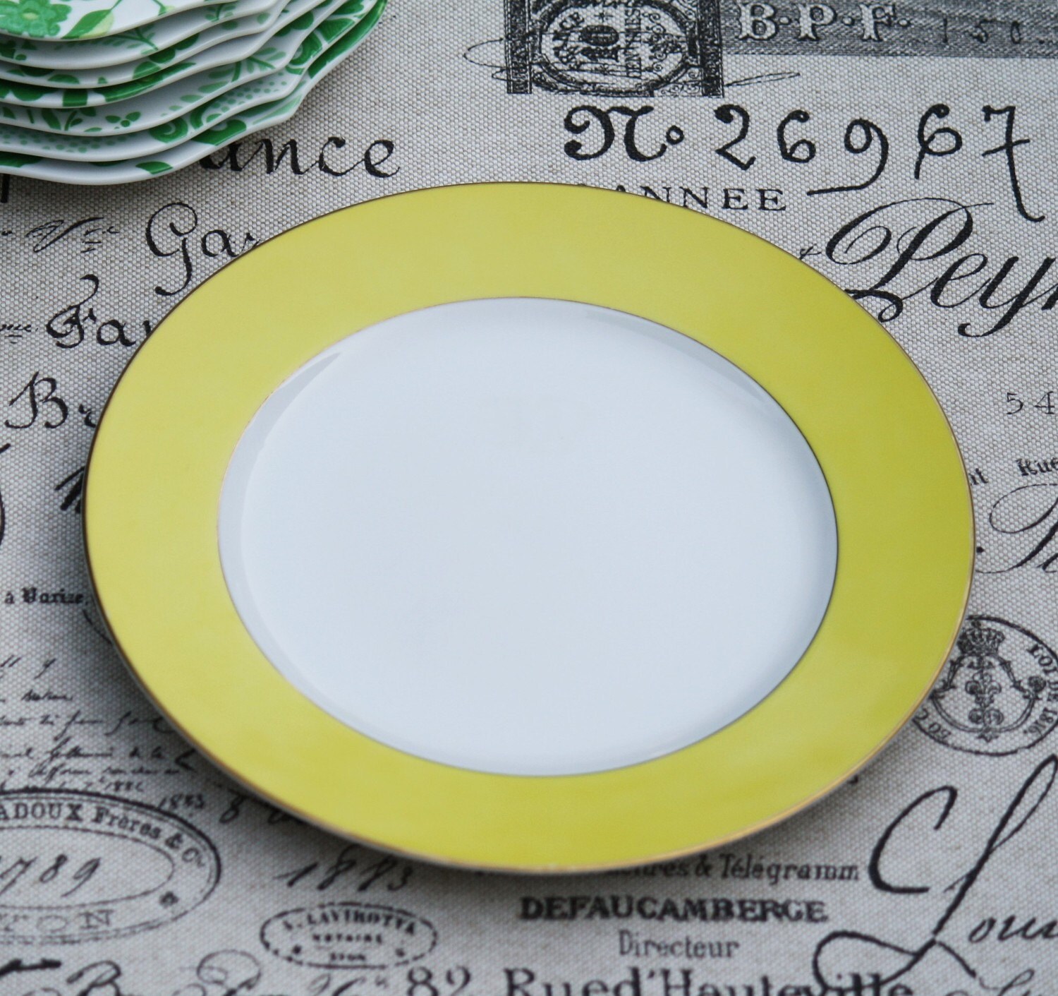 modern plates set