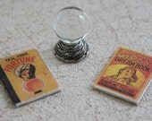 Miniature Crystal Ball With Fortune Telling Books