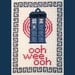 Ooh Wee Ooh - Doctor Who Inspired Cross Stitch Pattern