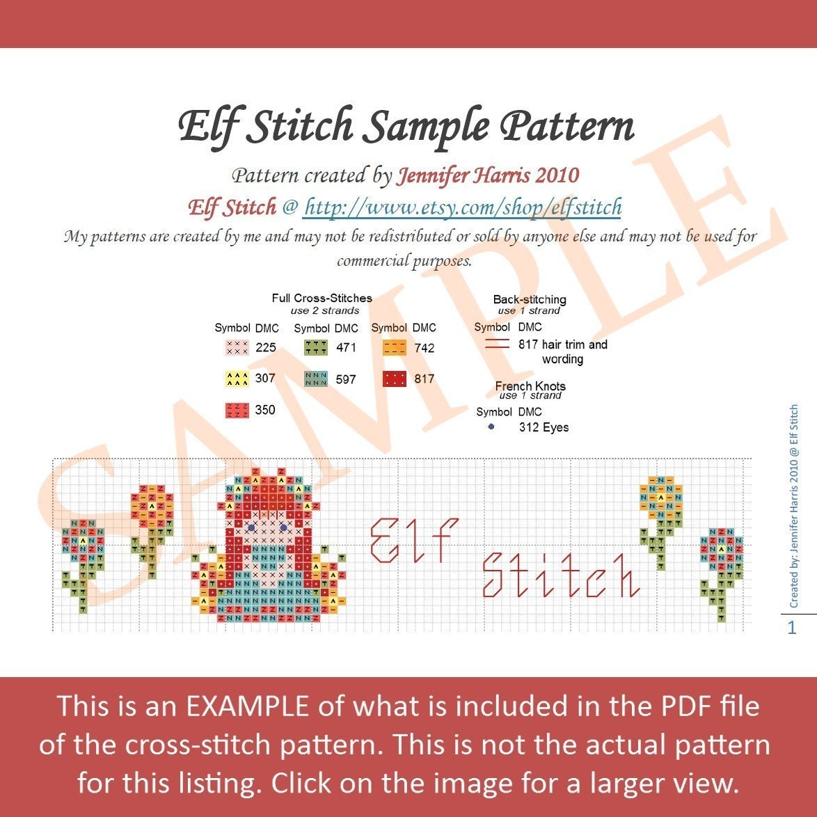 Ooh Wee Ooh - Doctor Who Inspired Cross Stitch Pattern