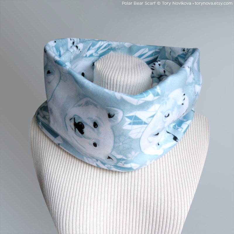 Arctic Polar Bear Scarf