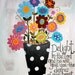 11 x 14 Original Acrylic Painting - Art - Children's Art - Canvas - Scripture - Folk - Flowers - Funky