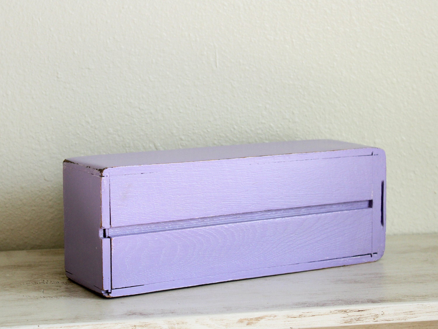 Purple vintage drawer