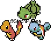 Custom Cross Stitch Pattern for any Pokemon