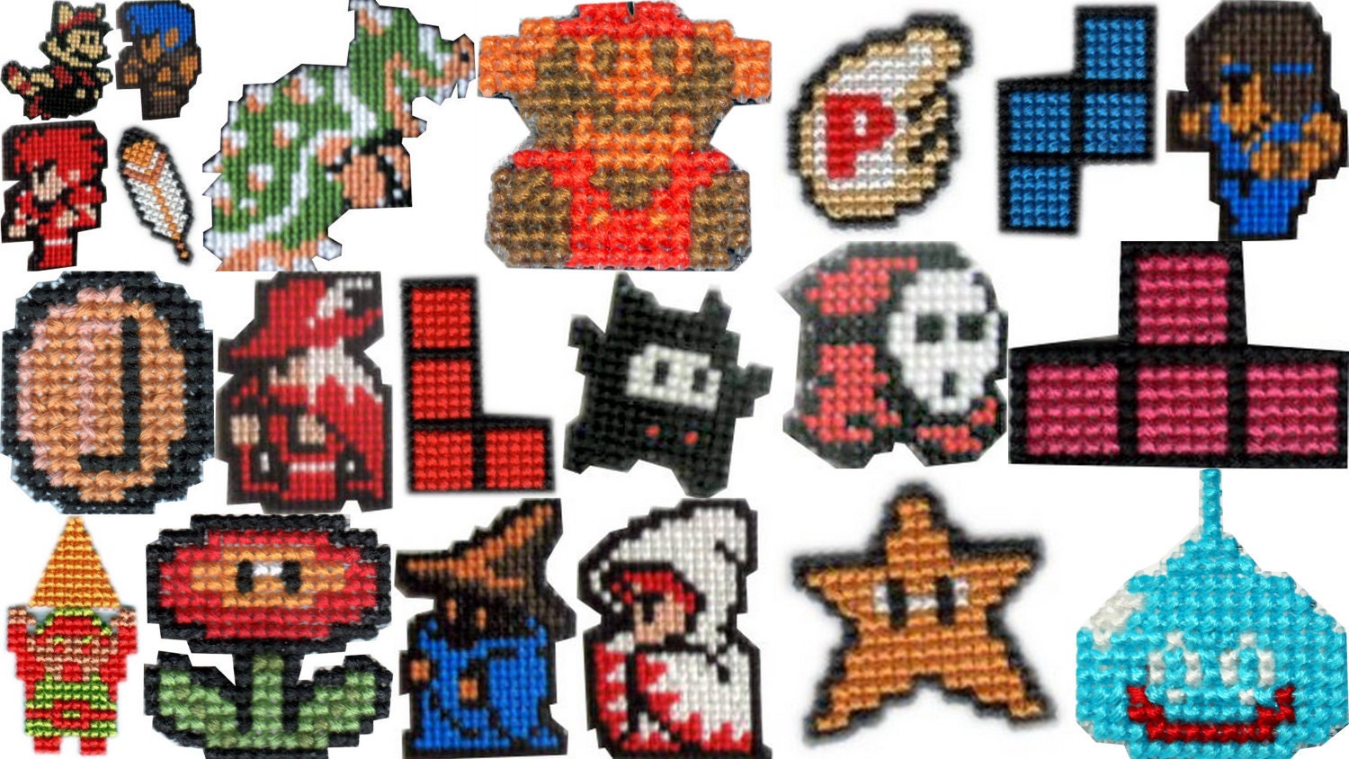 Custom Cross Stitch Item made with any NES sprite