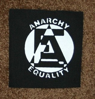 Anarchy and Equality peace anarcho crust patch