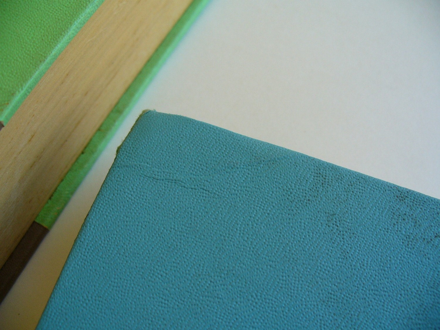 Vintage Books, Five Hardcover, Green Blue Hues, cool water interior design colors - Instant Collection (5)