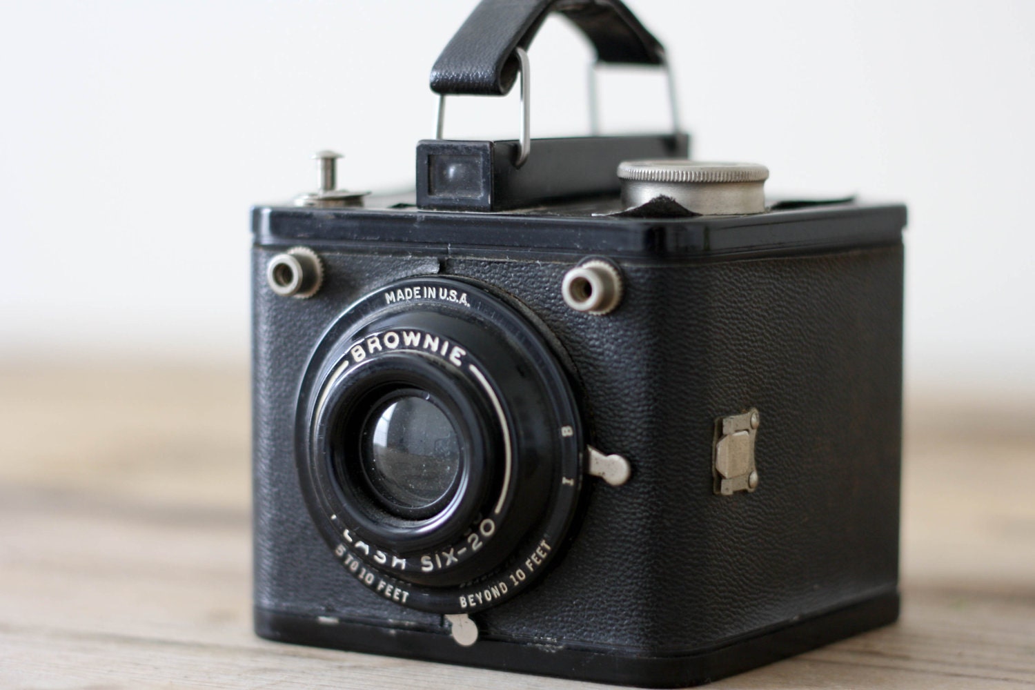 Antique Brownie Camera, Flash Six-20 by Kodak