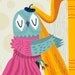 iOTA iLLUSTRATION - The Owl Harpist - Animal Art Limited Edition Print