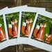 iOTA iLLUSTRATION - Two Fine Foxes - childrens Limited Edition - Animal Art Print