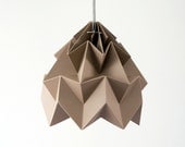 Moth origami lampshade brown - nellianna