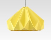 Chestnut paper origami lampshade Autumn Yellow