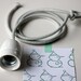 RESERVED for CATHARINA  Signature white paper origami lampshade - size XL - hanging