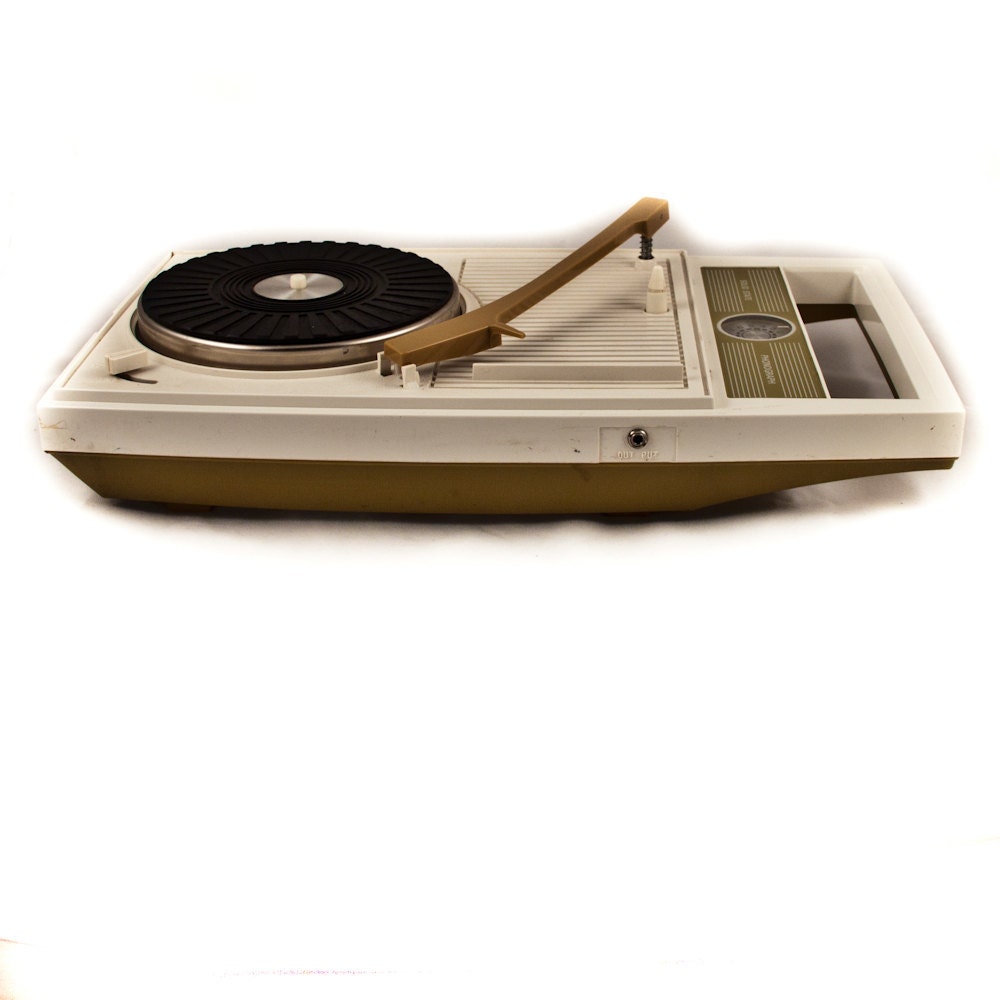 Vintage Record Player Turntable Portable Small