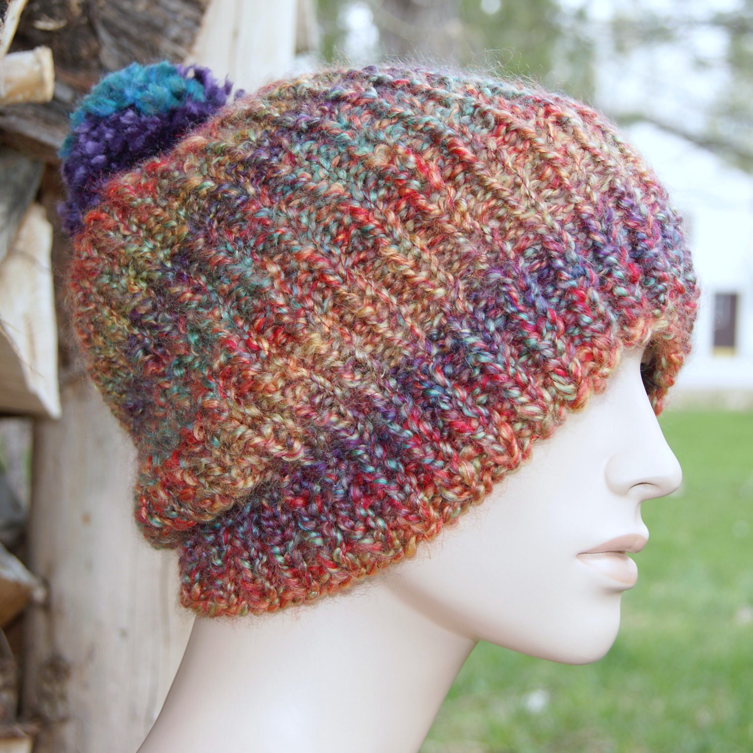 Circus - Super Slouchy Pom-Pom Beanie