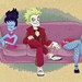 Beetlejuice Back to the Future Bill and Ted 3 Pack 8x10 Art Prints
