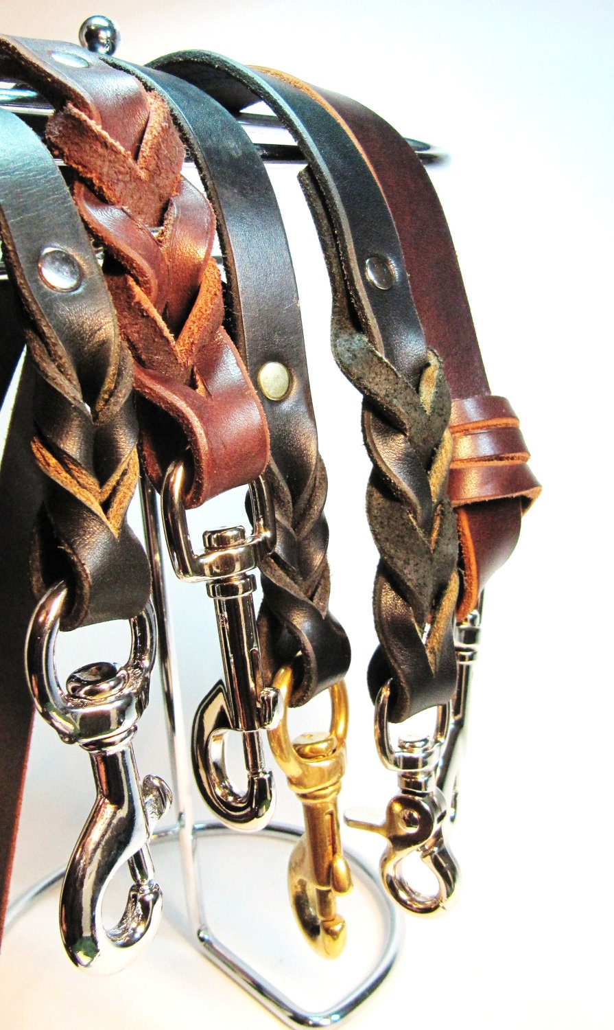 Walking Leather Leash Lead 4 Foot