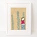 8 x 10 print - love to read