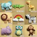 Making your own mobile for your baby - Baby crib mobile, safari mobile, animal mobile, jungle mobile, bird mobile, felt Mobiles