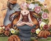 The Muse - 9x12 Fantasy Fine Art Print