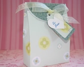 Gift Box Set - FREE Shipping Birthday Party or Wedding Gift Wrap or Favor Box with Tag, Holds Gift Card, Jewelry, by handmadewithlove13