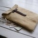 35% OFF Vintage Cream Wool iPad Case - Cream