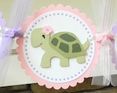 handmade TURTLE happy birthday party banner Il_170x135