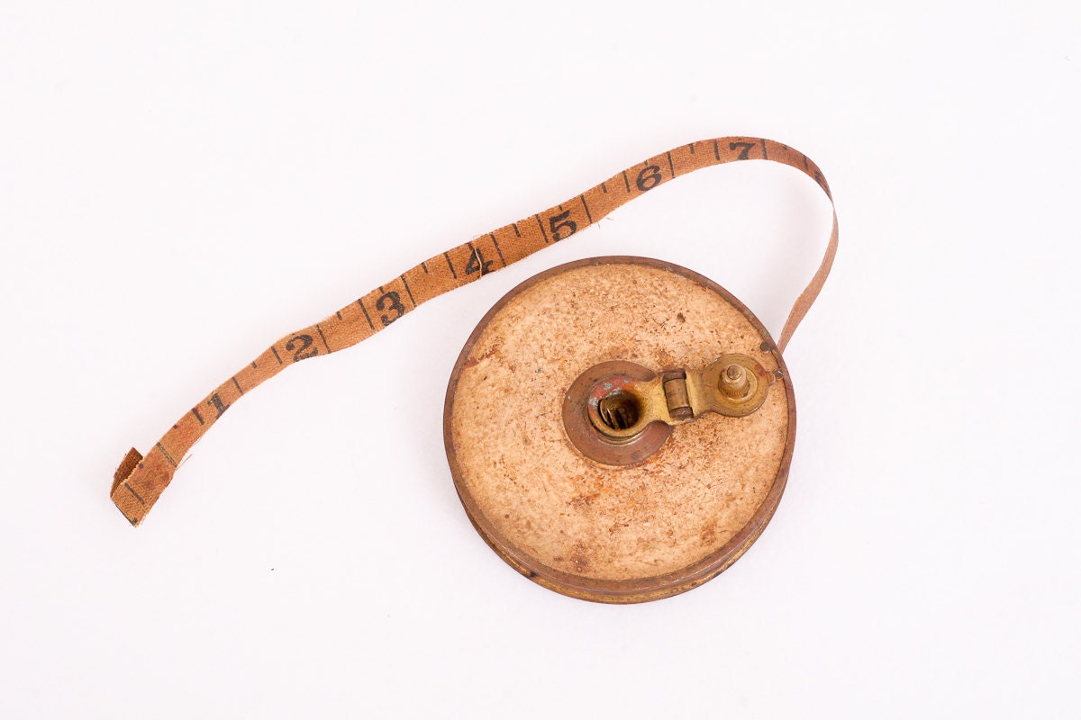 Vintage Hand Wind Tape Measure