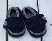 Handmade Baby Crochet Loafers