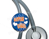 Stethoscope ID Tag  Florida Gator Girl