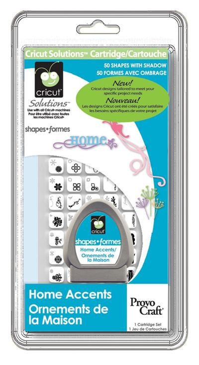 HOME ACCENTS Die Cut Cricut Cartridge - NEW Solutions Home Decor Phrases Birds Flowers Butterflies