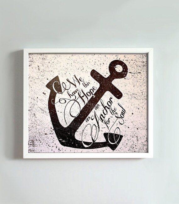 8x10 Anchor print
