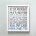 11x14 Mama Loves You in Blue