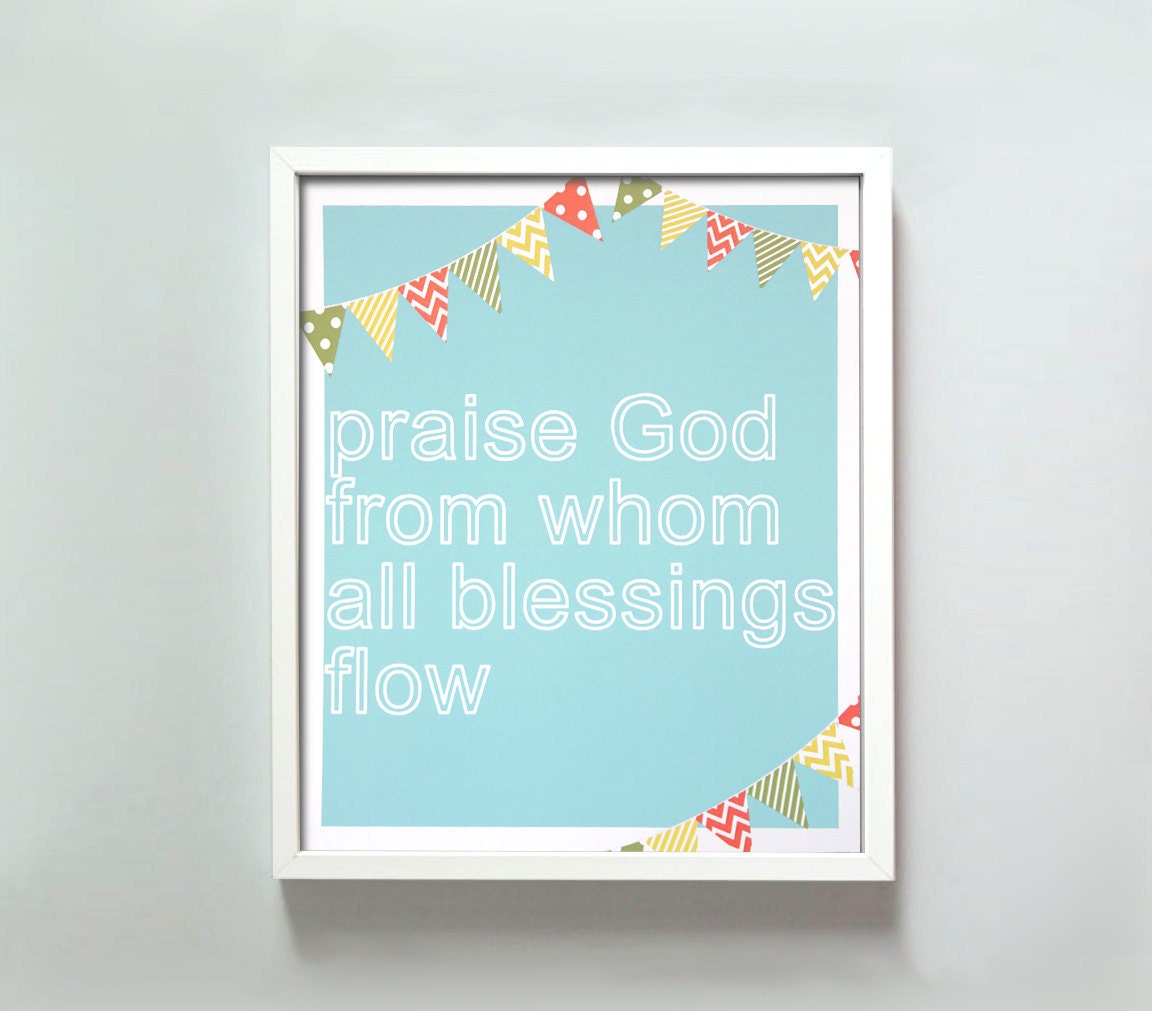 11x14 Doxology Print