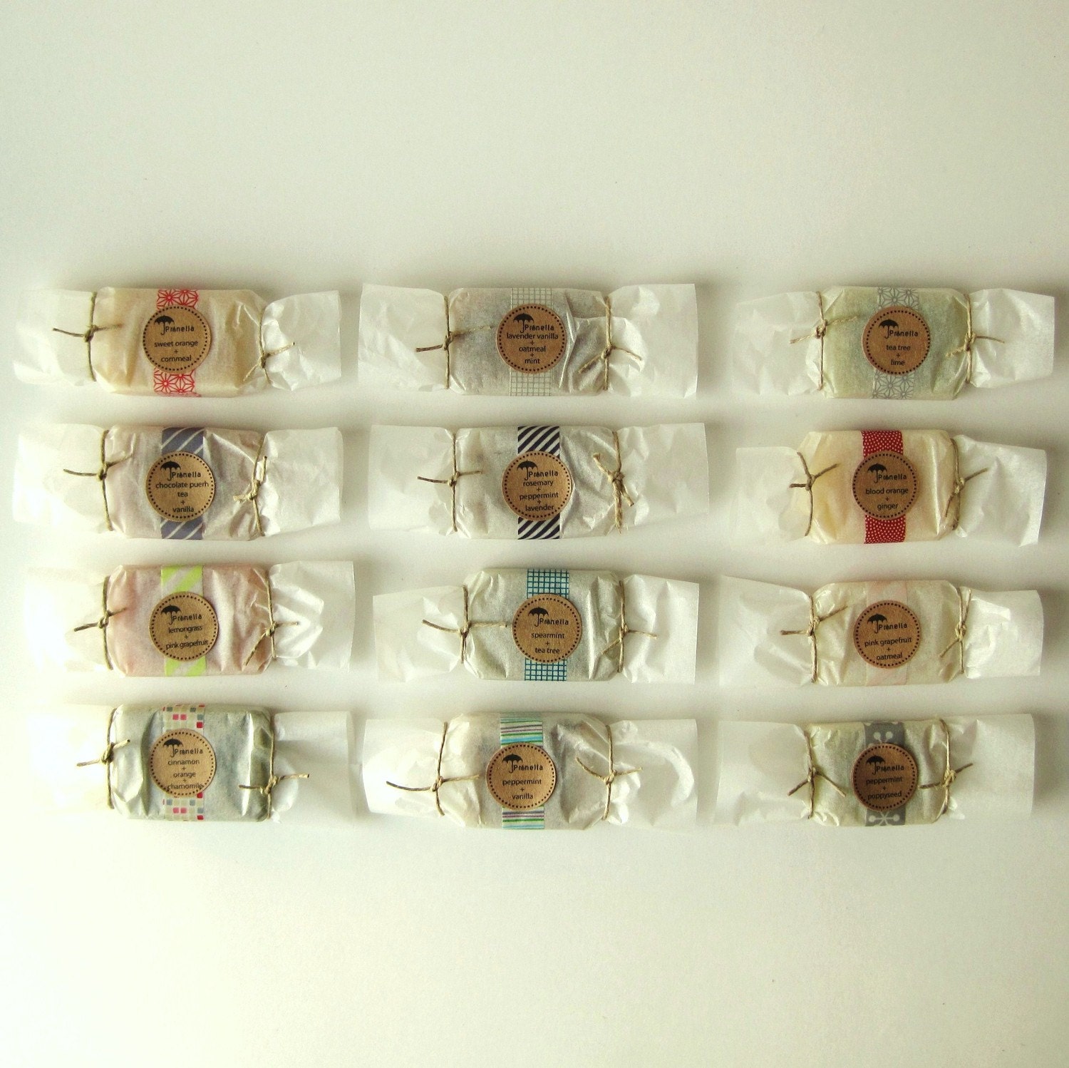 50 Soap Favors - Vegan Wedding Favors - Bridal Shower Favors - Birthday Party Favors - Individually Wrapped Soap Favors