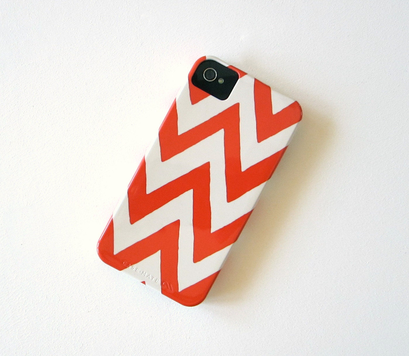 iPhone 4 case l modern case l Chevron l ORANGE IPhone 5 case Pattern Geometric Arrows Modern Tribal redtilestudio
