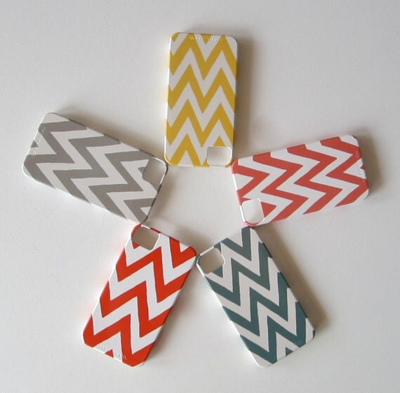 Chevron IPhone 4/4s case l iPhone 5 case l Choose your Color Pattern Geometric Arrows Modern Tribal pink orange blue gray