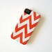 iPhone 4 case l modern case l Chevron l ORANGE IPhone 5 case Pattern Geometric Arrows Modern Tribal redtilestudio