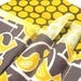 Privacy Pouch - Michael Miller Grey Citron and Black - Ready to Ship