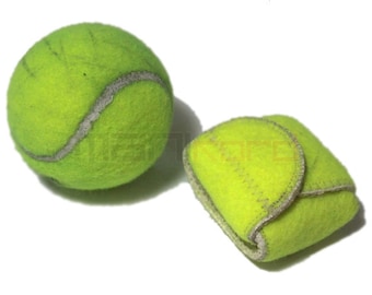 Recycled Tennis Ball Mini Bag/ Change Holder
