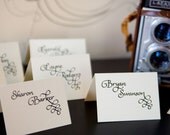 Fancy Escort Cards - Hand  Calligraphy