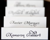 Classy Escort Cards - Hand Calligraphy