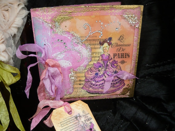 Journal album Marie Antoinette with bookmarker