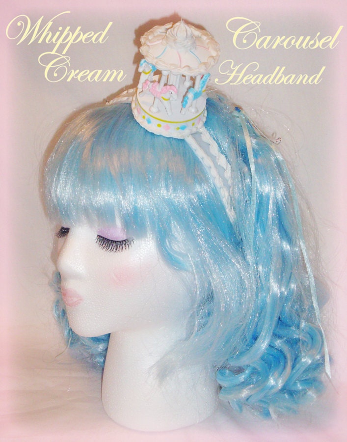 Sweet Whipped Cream Carousel Headband