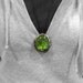 Emerald Bewitched -- Wearable Art Locket Necklace---Mothers Day Gift
