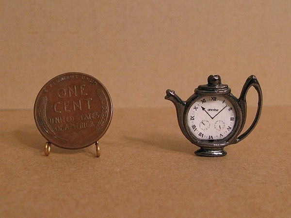 Miniature wall or table clock for your dollhouse