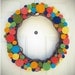 Rainbow rosette wreath- pick your colors