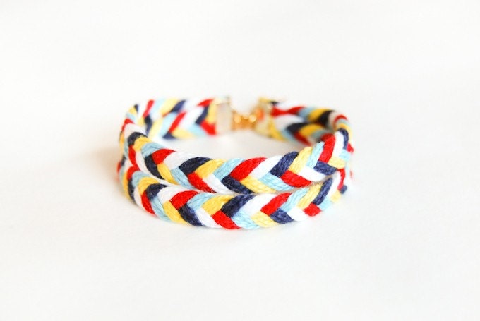 Double Happiness Braided Bracelet - Made to Order