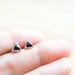 Mini Triangle Stud Earrings - Last Pair