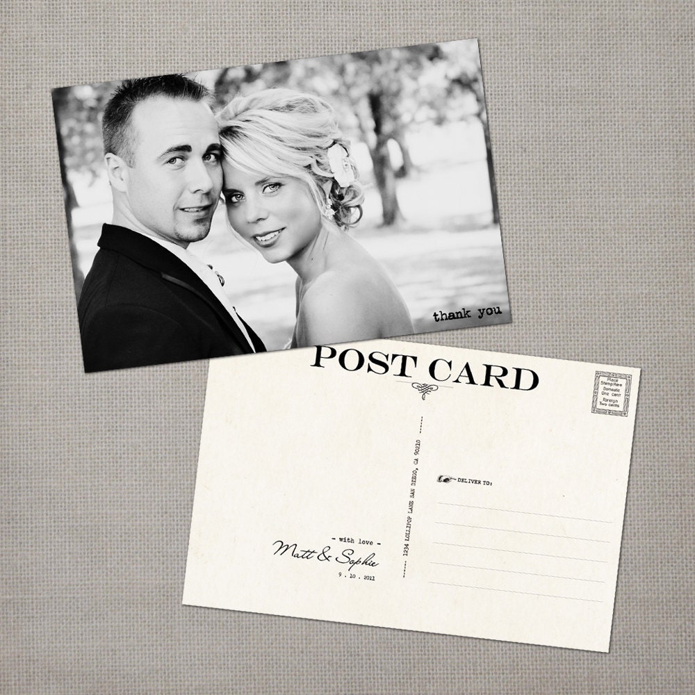 wedding postcards